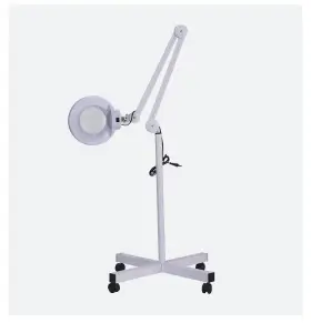 Karmneev 850072379135 Professional Magnifying Lamp With Uv Light 5x Optical Glass Lens Adjustable