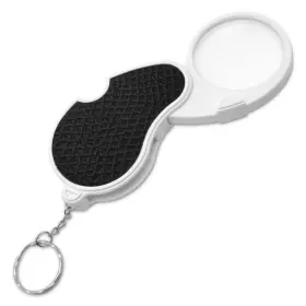 Fg54ghh Ketar Flip Head Magnifier For Reading - Small Keychain Magnifying Glass Wit
