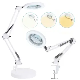 Kirkas 788416953980 5x Magnifying Glass With Light And Stand 2-in-1 Real Lens De