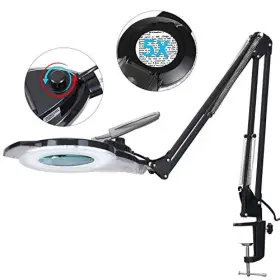 Kirkas 788416956981 Magnifying Glass With Light And Stand 2 200 Lumens Dimmable 8 5x