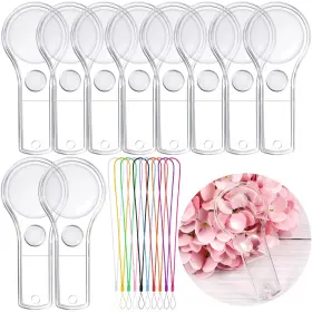 Lens-04 Konohan 50 Pack Magnifying Glass For Kids 15x And 5x Handheld Portable Magnifier