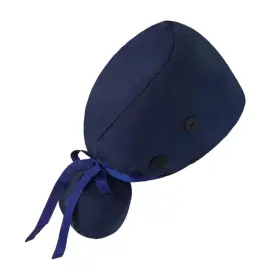 Lacksnlids 781858192962 Ponytail Scrub Caps Women With Button Satin Lined Nurse For