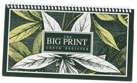 Lp-cr-lpp-2017 Large Print Shop Fba 1 Check Register And 2 Pens