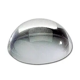 Leeber Limited 015227160031 Heim Concept Optical Crystal Dome Magnifier / Paperweight Clear