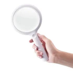 Sc-20 Lhwccpit Rechargeable Magnifying Glass With 20 Led Light 30x Handheld Large Magnify Inch