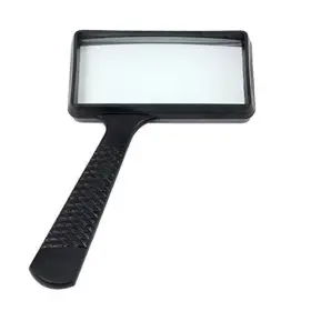 Lhx 767665143267 Ultra-large Rectangular Hand-held Magnifier 3x Magnification - Scratch-resi Lhx 767665143267 Ultra-large Rectangular Hand-held Magnifier 3x Magnification - Scratch-resi