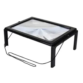 Liebewhhba0f9x58q27576 Liebewh Hands 3x Magnifying Glass Foldable Reading Magnifier A4 Page Large Book Magni