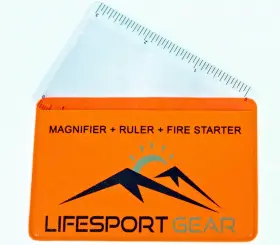6pkfresyelorg Lifesport Gear Fresnel Lens Pocket Magnifier Credit Card Wallet Size 6 Pack Portable Ruler And