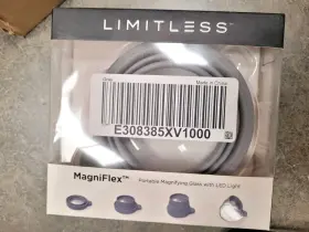 Lim-mgfx-009 Limitless Innovations Magniflex Collapsible 4x Magnifier And Visual Aid Led Lights