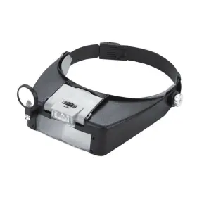 Linalife 782125275906 1.5x/3x/8.5x/10x Headband Lamp Magnifier Glasses Magnifying Eye Lens