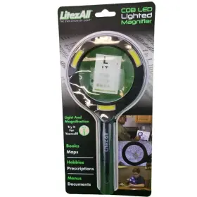 Litezall 811446022804 Cob Led Lighted Object Magnifier Glass With Batteries New In Packaging