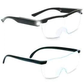 Lltwoluvrr 049500565756 Magnifying Glasses With Light Led Rechargeable Head Magnifier Anti-