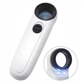 Lucky Fitness 733424894558 40x Handheld Magnifier Magnifying Glass Loupe Lens For Reading Jewelry Watch