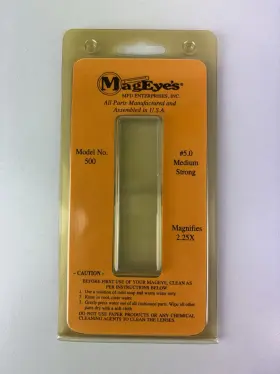 Mag Eyes 605920005007 Vintage Mageyes Medium 2.25x Lens Hands Free Magnifier Replacement Nos