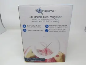 Magnavue 180104009052 New Magna Vue Led Hands-free Magnifier 4 Inch 3 Diopter Lens 1.75 Mag