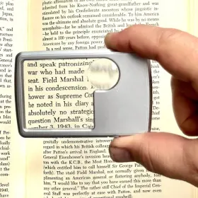 Magnifier.com 045381235160 3x 5x Folding Pocket Bright Led Storage Case For Reading Text Menus