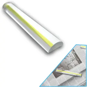 Magnipros 744759490742 See Things Differently 2x Magnifying Bar Magnifier Ruler With Guide L