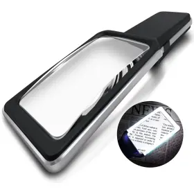 Ed11 Magnipros 6x Large Magnifying Glass With Anti-glare And Fully Dimmable Leds -evenly Lit