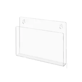 Chart-712 Marketing Holders Patient Chart Or Tablet Holder With Open Sides Clear Acrylic 12 Inch Wide Display
