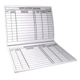 4723640 Maxiaids Large Print Check Deposit Register