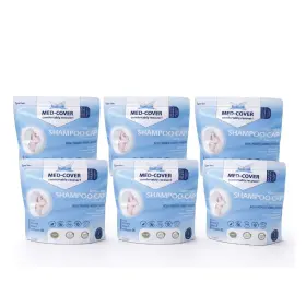Med-cover Asf0020 6 X No Rinse Shampoo Cap Waterless Hair Wash Allergen Free Neutral Ph Vitamin E