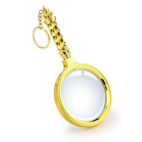 Meximore Htm-21-1 10x Handheld Magnifying Glass Magnifier Loupe Glasses Abs Gold-plated Frame
