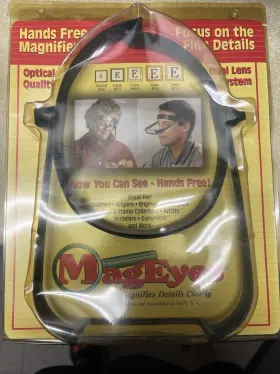 Cl-65 Mfd Enterprises Mageyes Hands-free Magnifier First-look By 1996 Super Cool New