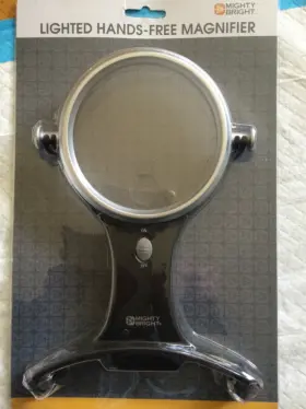 66510 Mighty Bright Lighted Hands Free Reading Repairing Sewing Craft Magnifer New