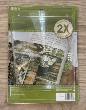 88019j Mighty Bright Page Magnifier 2x Brand New #88019j