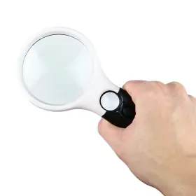 St080007 Minidiva Magnifying Glass With 3 Led Light Illuminated Magnifier 3x 45x Magnific