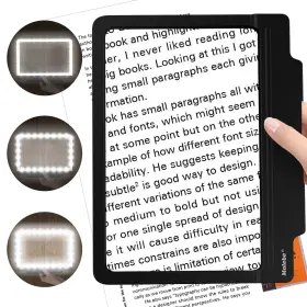 Nzz42h0826fdj02 Molebe 4x Magnifying Glass With 36 Adjustable Led Lights Provide Full-page Viewing A