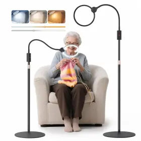 Ldfdj-001 Mosoyolo Floor Magnifying Glass With Light And Stand Real Lens