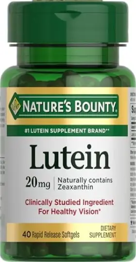 Natures Bounty B011bskgt4 Lutein Eye Health Supplements 20mg 40 Softgels