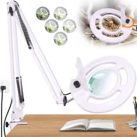 B0b3j9blfb Nueyio 10x Magnifying Glass With Light And Stand 2200 Lumens Stepless Dimming Led M
