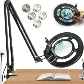 B0df7wf6hs Nueyio 10x Long Magnifying Glass With Light 2200 Lumen And 24w Stepless Dimming Led M