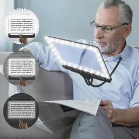 Nzv19b0422fdjq68 Nzqxjxz Large Hands Free Magnifying Glass With Light And Stand For Reading Fu