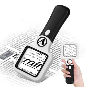 Nzv250512sc2p Nzqxjxz Compact Magnifying Glass With Lights 45x 10x Small Handheld Lighted Magnifier
