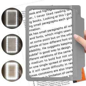 Nzv42h1221fdj01 Nzqxjxz 4x Magnifying Glass For Reading Large And Lightweight Magnifier Book Light W