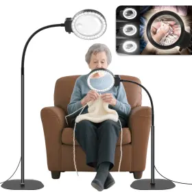 Nzv460618ldfdj Nzqxjxz 10x 30x Floor Magnifying Glass With Light And Stand 36 Led Flexible Gooseneck