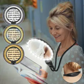 Nzv46240805gbfdj1 Nzqxjxz 10x 30x Large Hands Free Magnifying Glass For Reading With