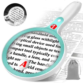 Nzv46250207scfdj Nzqxjxz Large Magnifying Glass With Lights 10x 25x 45x Handheld Lighted Magnifier 5