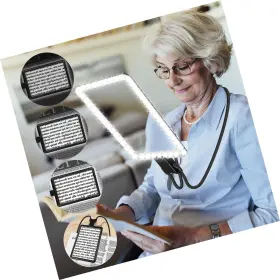 Nzv60h0820gbfdj Nzqxjxz 5x Large Magnifying Glass With Light Full Book Page Magnifier For Reading H