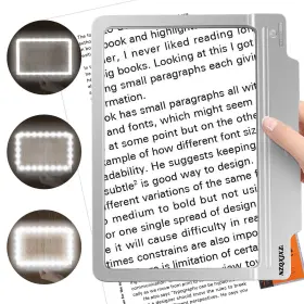 Nzz42h0826fdj01 Nzqxjxz Magnifying Glass With Light 36 Adjustable Led Lights Glasses For
