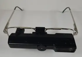 Ves-6 Ocutech Manual Focus Telescope Low Vision Glasses Metal 140 Frame