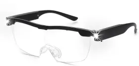 Mgled-01 Okh 200% Magnifying Glasses With Light Rechargeable Led Lighted Magnification