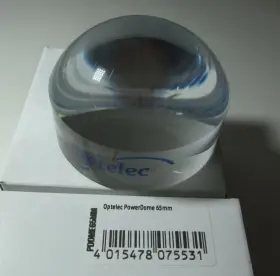 Optelec 015478075531 Powerdome 65mm 1.8x Dome Magnifier Desktop Paperweight Low Vision Aid
