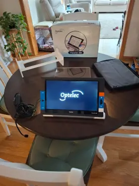 513062 Optelec Traveller Hd Reading Aid Magnifier Excellent Condition With Stand &charger
