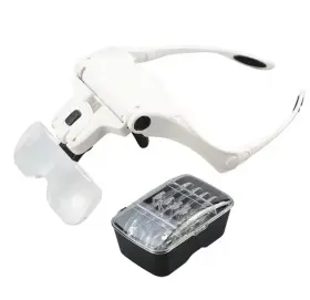 Opti-tekscope 198168466032 Ot-lens Hands-free 5 Lens Led Lighted Magnifying Eyeglasses Loupes Kit 1.0x