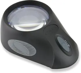 Optical Inc. 445052823840 Lumiloupe Ultra 5x Led Lighted Stand Loupe Magnifier With 3 Brightness Settings
