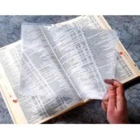 Opticlens 719936422212 5 Pack Of Brand 7 Inch X 10.25 Fresnel Lens - Magnifier Reading Aid Solar Ove